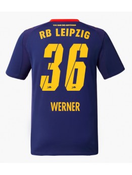 Billige RB Leipzig Timo Werner #36 Bortedrakt 2025-26 Kortermet